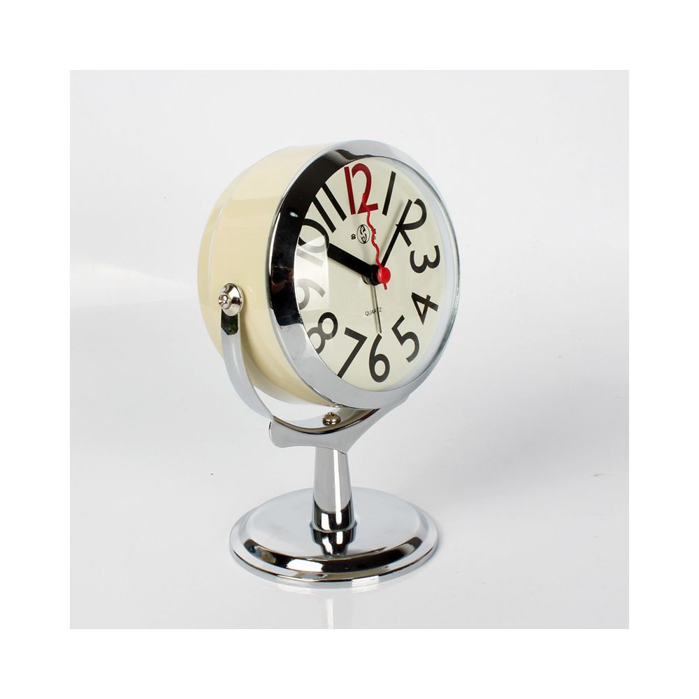 Creative mini alarm clock student sized simple and cute clock silent bedside clock children s mini bedroom luminous clock image 2